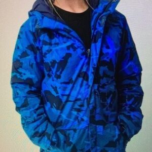 Kids Blue Camo Jacket